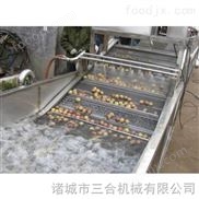 生產(chǎn)山東毛刷清洗機(jī)/蘿卜清洗機(jī)/芋頭清洗機(jī)